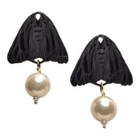 Image 2 of MOTH Earring with Pearls.
