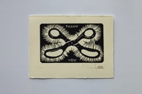 Image 2 of “Thank You” Limited Edition Linocut Print