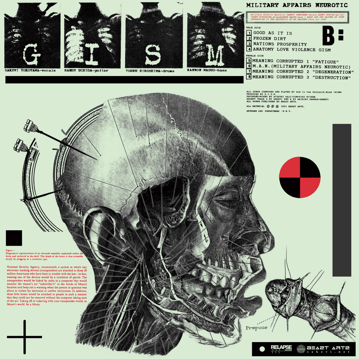 G.I.S.M. - M.A.N. LP | IRON LUNG RECORDS