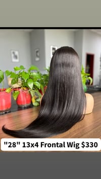 Image 2 of Straight Frontal Wigs