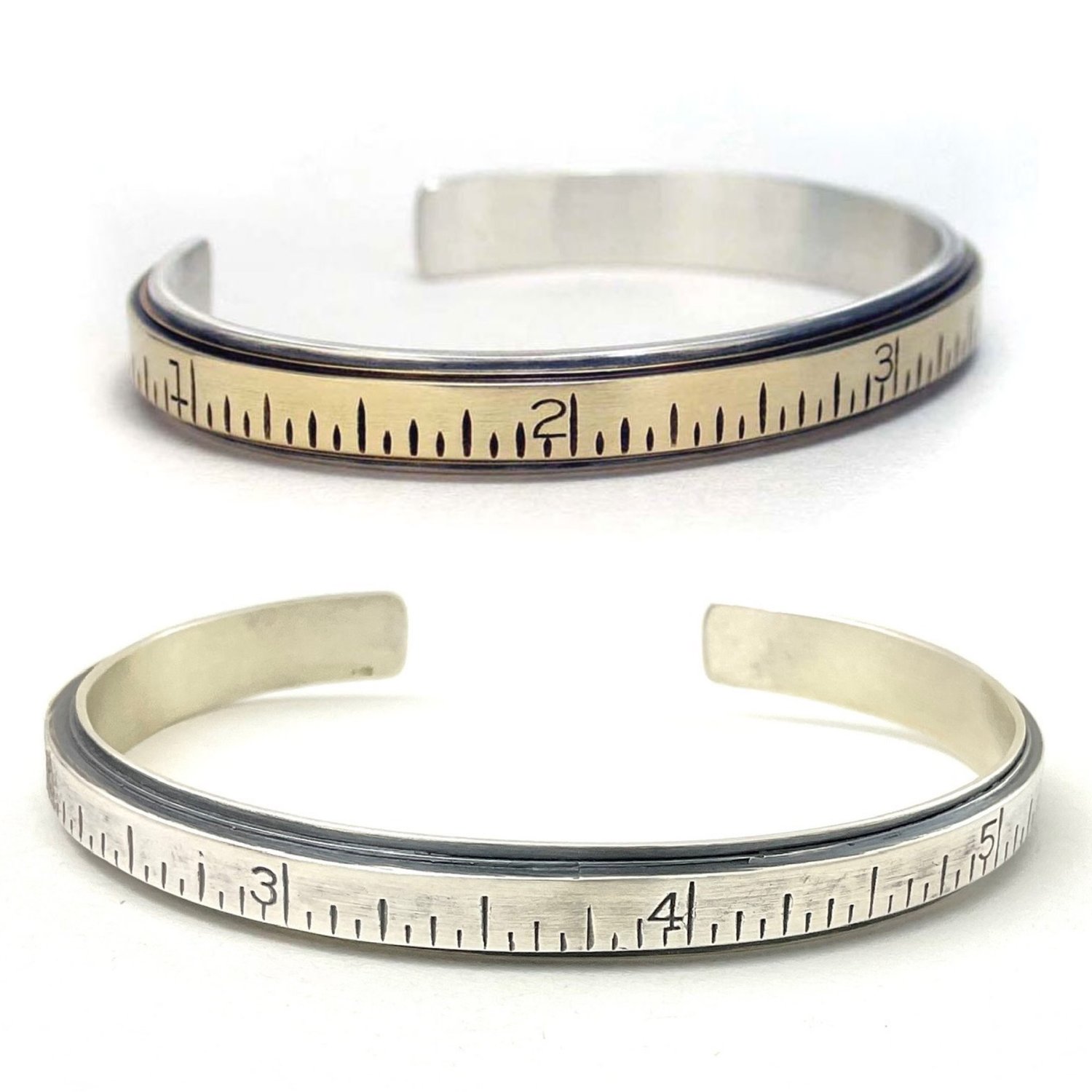 Image of extension ruler cuff bracelet
