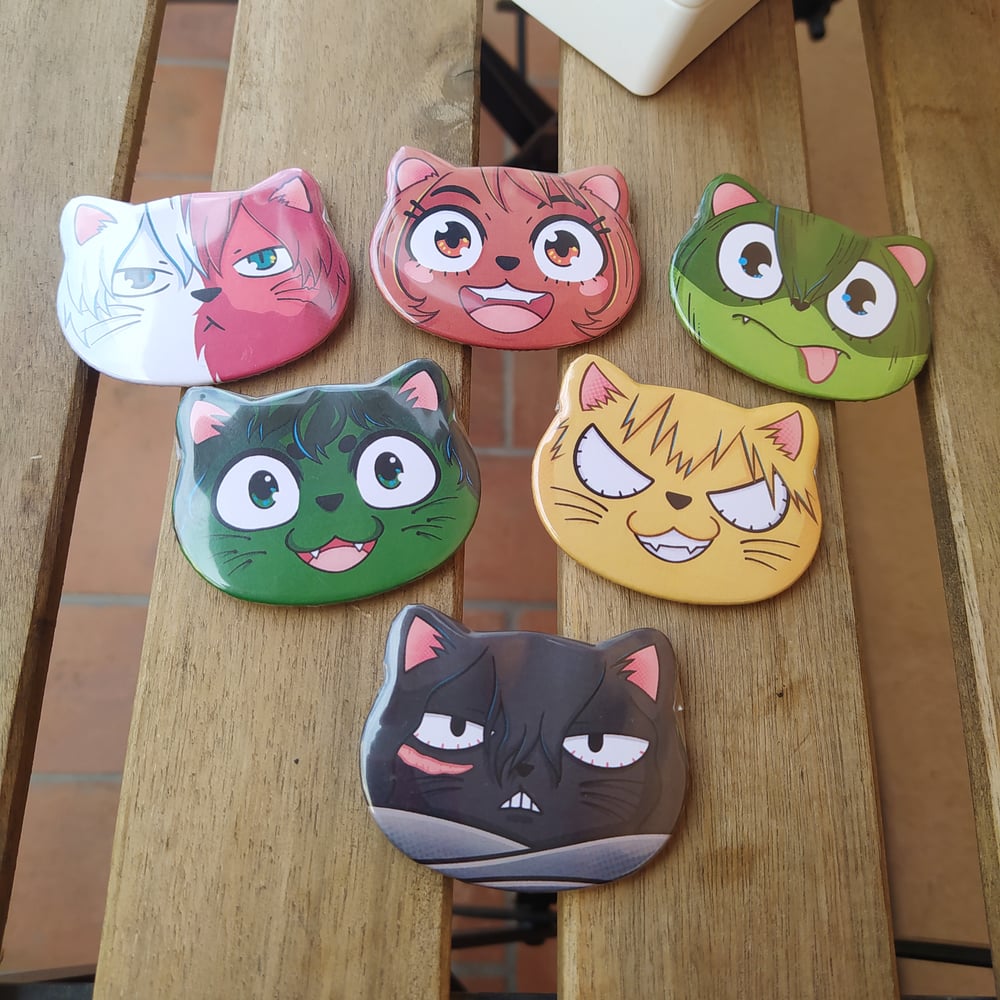 Image of My Hero Academia Kitty Badges - Random Gacha