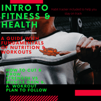 Intro to fitness & health. Guide w/ full workout plan & nutrition guide 