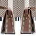 Image of Vtg. Gucci Brown Monogram Shoulder Bag