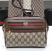 Image of Vtg Gucci Brown Monogram Shoulder Bag