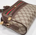 Image of Vtg Gucci Brown Monogram Shoulder Bag