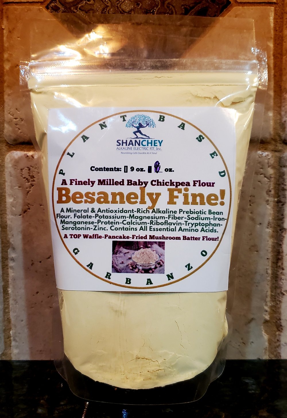 Besanely Fine! Instant Chickpea Batter & Flour Cholesterol-Diabetes-Blood Pressure-Bones-Sleep