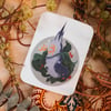bird salad clear sticker