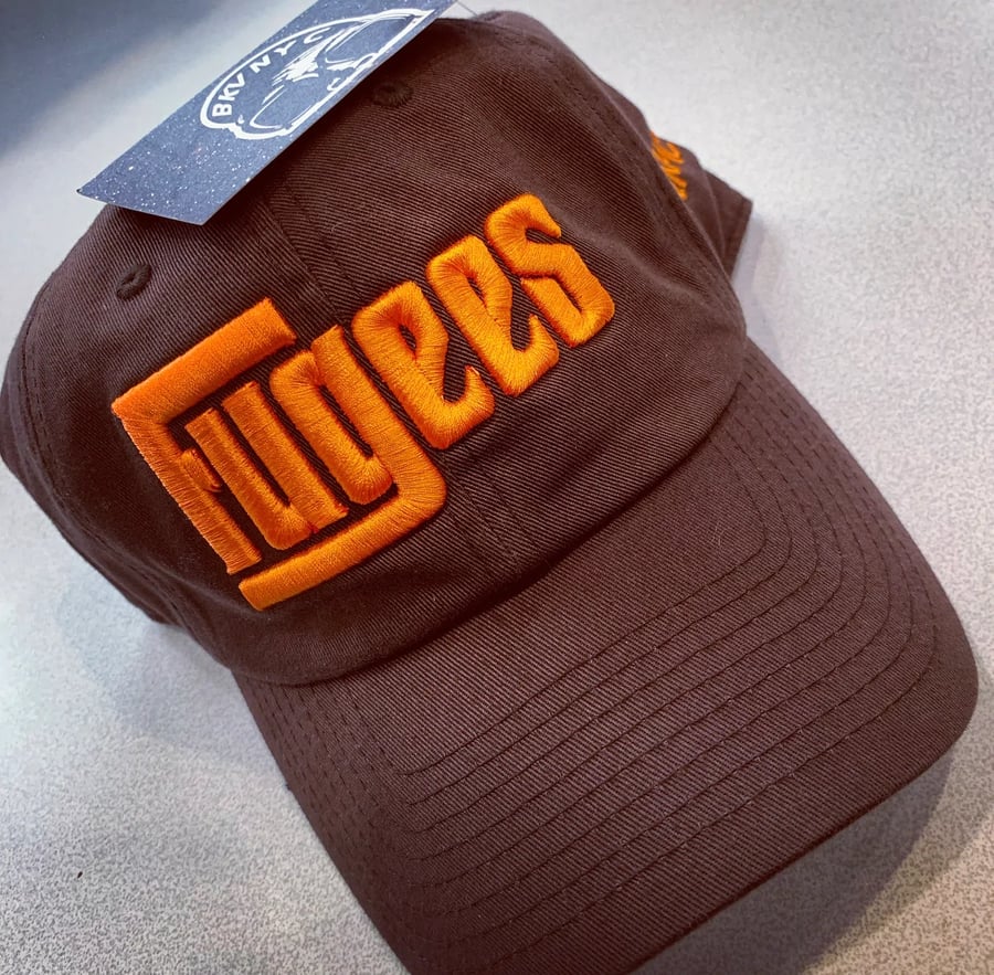 Image of Brown Fugees 90 Hip Hop Dad Cap Hat 3D Embroidered