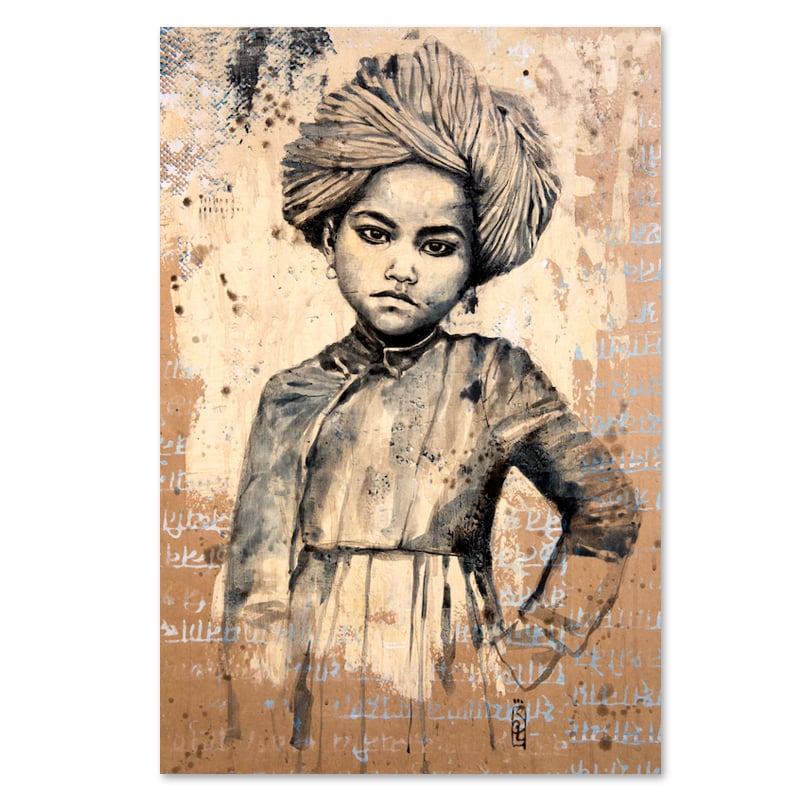 Image of "Le petit sultan" - Inde - 50x70 cm