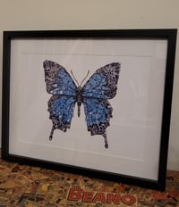 Steampunk Butterfly - LARGE FRAMED PRINT