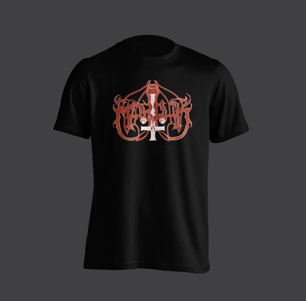 Image of Marduk - Red Logo T-shirt
