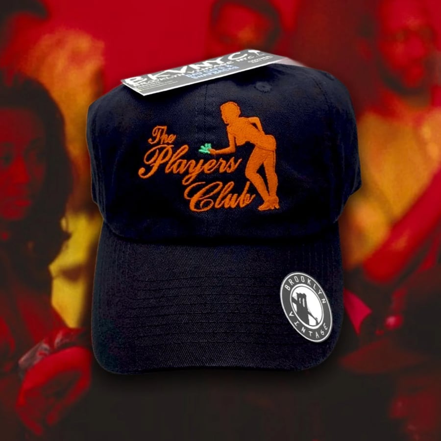 Image of Black The Players Club Dad Cap Hat