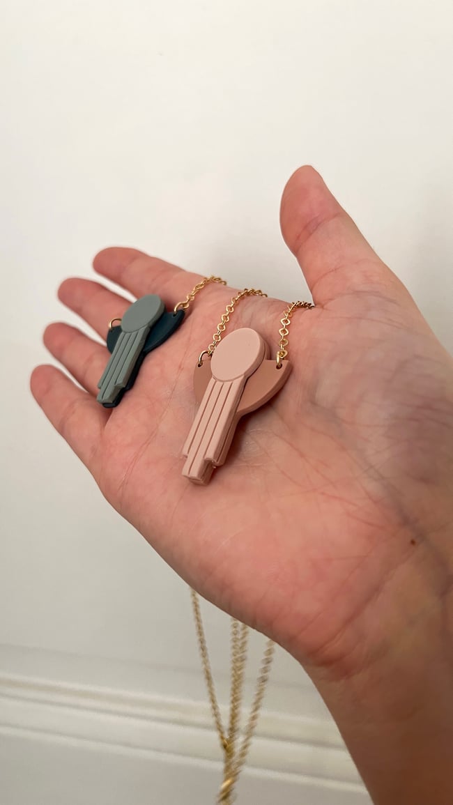 Milano #8 - Collier en laiton doré à l'or fin 24K