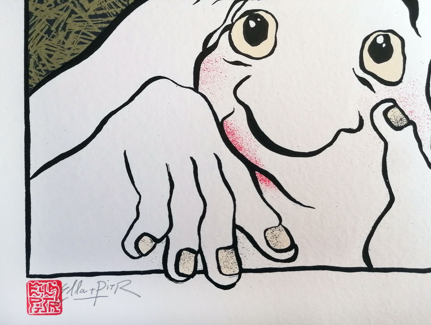 Image of Qu'il est donc doux / Sérigraphie.