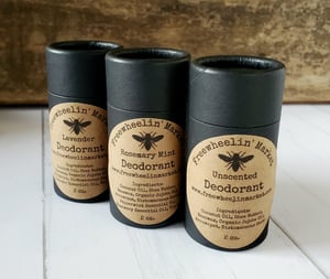 Natural Deodorant in Eco-Friendly Tube - 2 oz - Choose Your Scent