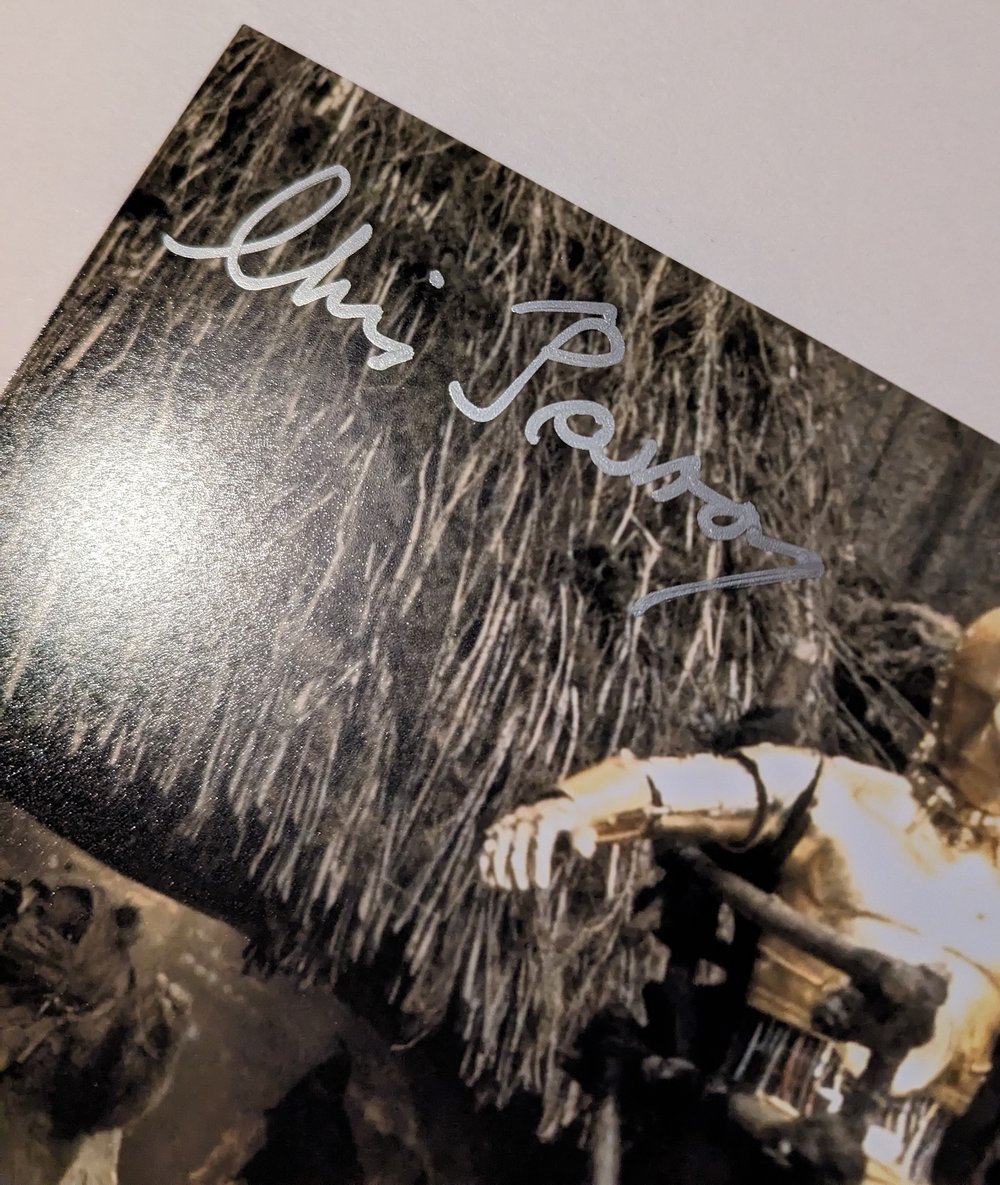Chris Parsons Signed C3PO 10x8 Photo