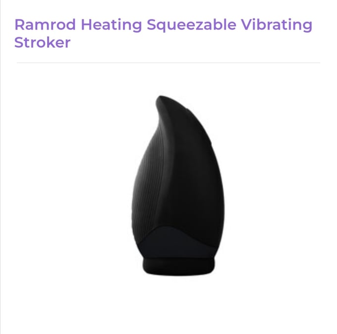 Image of Ramrod Heating Squeezable Vibrating Stroker