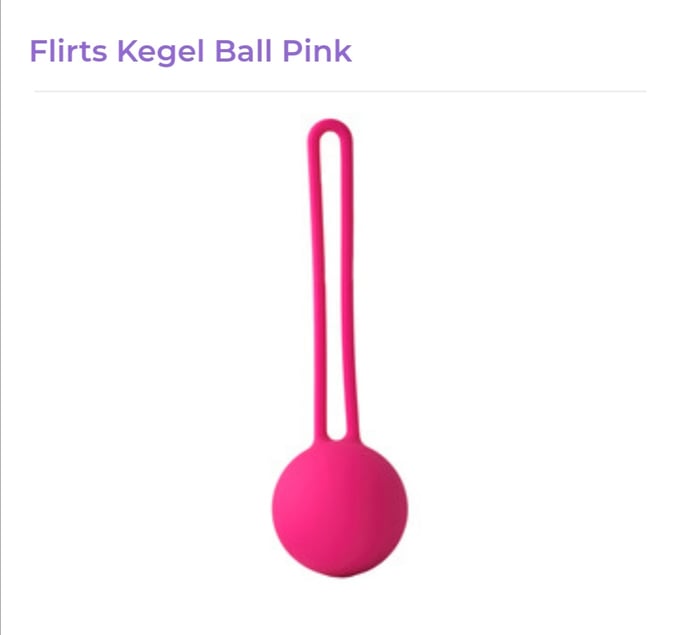 Image of Flirts Kegel Ball Pink