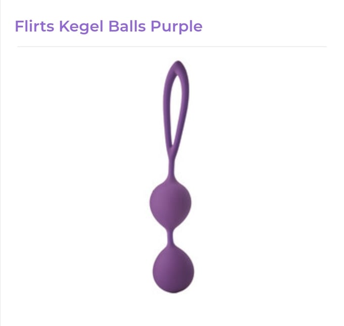 Image of Flirts Kegel Balls Purple