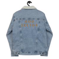 Image 2 of God Sector | Unisex Denim Sherpa Jacket