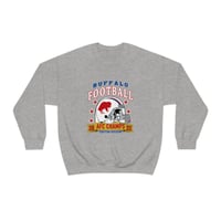Image 4 of 2022 AFC East Champs Unisex Heavy Blend Crewneck Sweatshirt