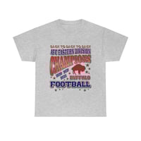 Image 2 of Back 2 Back 2 Back AFC East Champs Unisex Heavy Cotton Tee