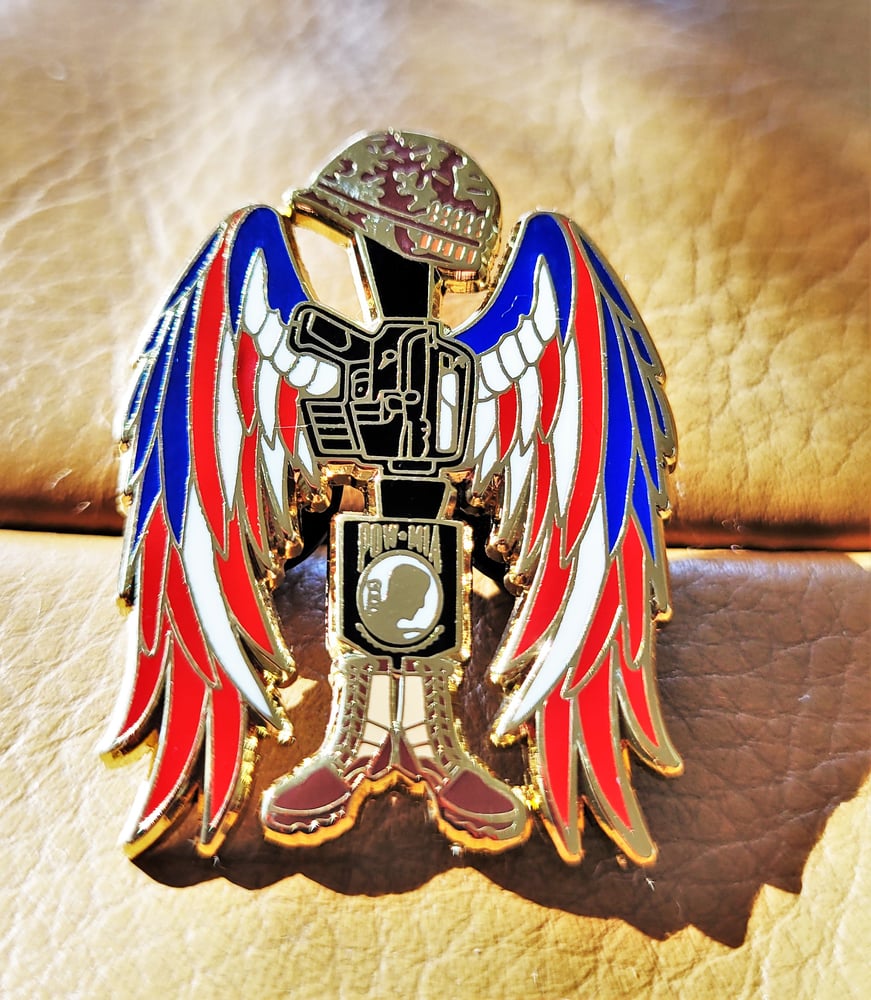 Image of All Wars and Desert Wars Memorial Wing Pin