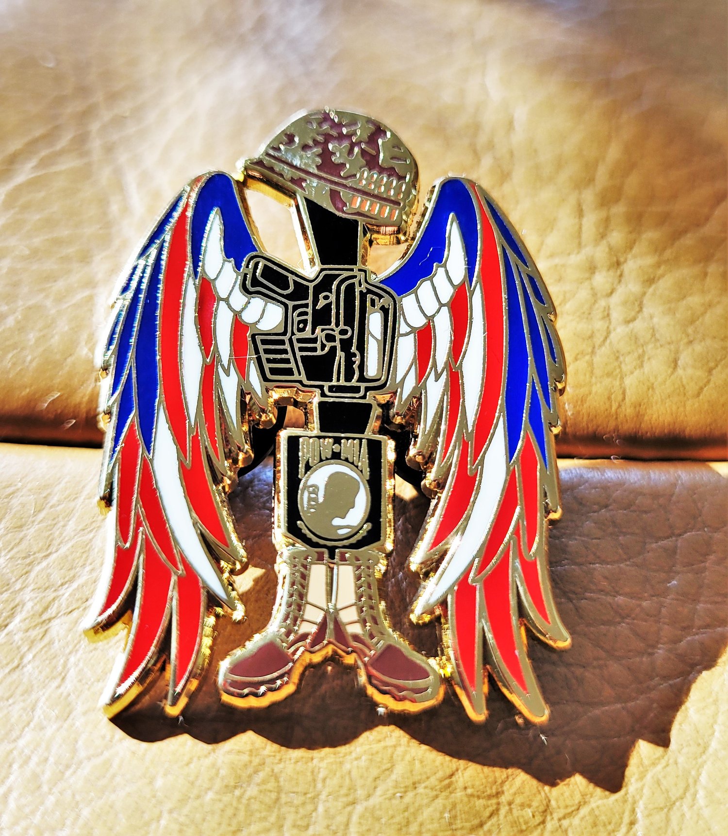 Image of All Wars and Desert Wars Memorial Wing Pin