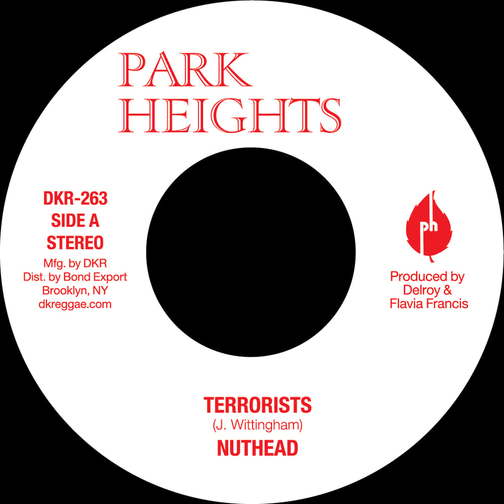Image of Nuthead - Terrorists 7" (Park Heights)