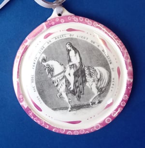 Medallion wall plaque - Lady Godiva