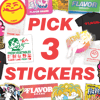 Pick 3 Stickers!