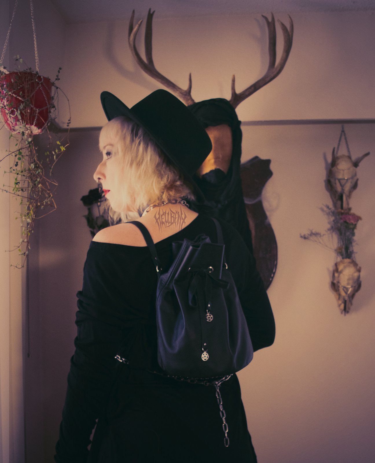 Hellbent Pentagram Purse/Mini Back pack | Hellbent Designs