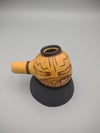 Wood Burned Gourd Pipe 03 