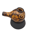 Wood Burned Gourd Pipe 05