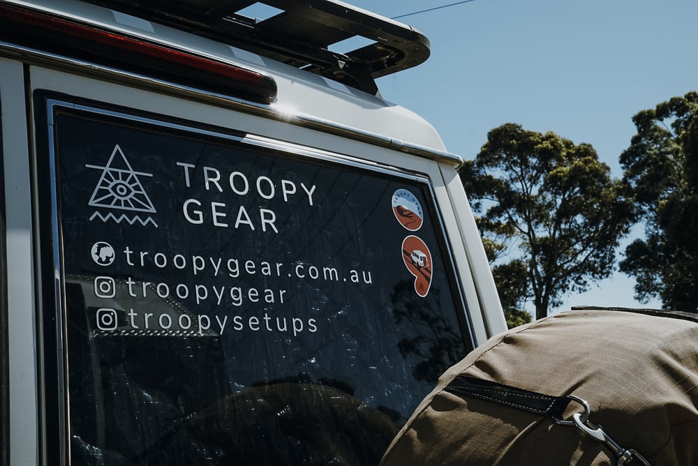 Image of Troopy Gear 'To Be Continued' Sticker