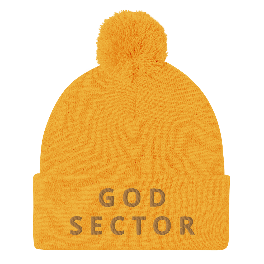 God Sector | Pom-Pom Beanie