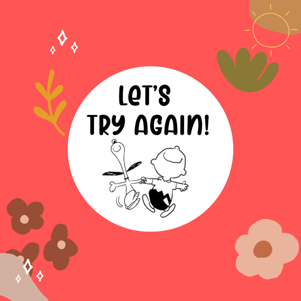 Let's Try Again! Stamp
