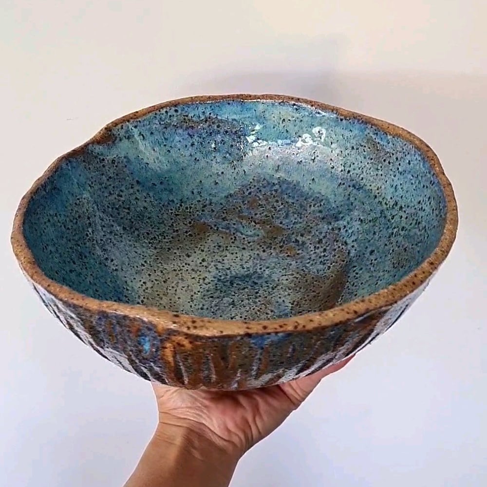 Image of Blue Lake - large fruit/salad bowl