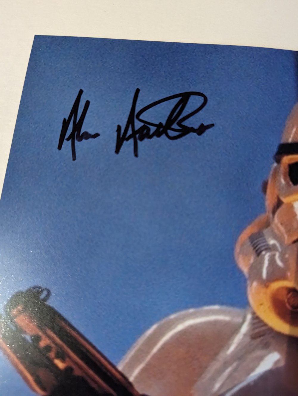Star Wars Alan Austen Signed Storm Trooper ESB