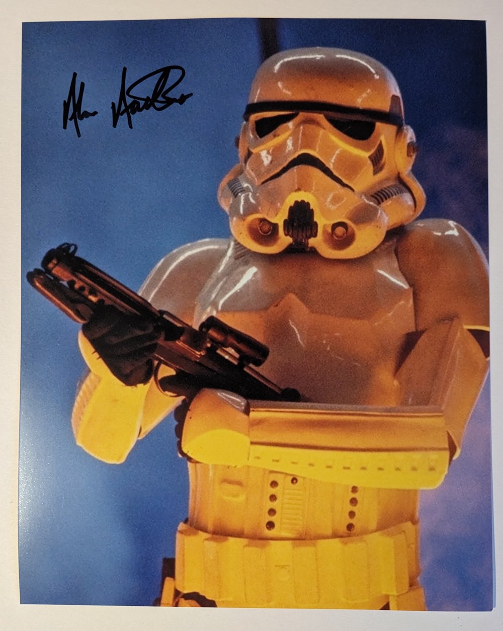 Star Wars Alan Austen Signed Storm Trooper ESB 