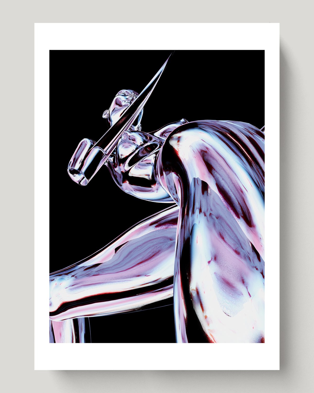 Image of 'PSYONG'「 曲線  」— A3 Fine Art Print