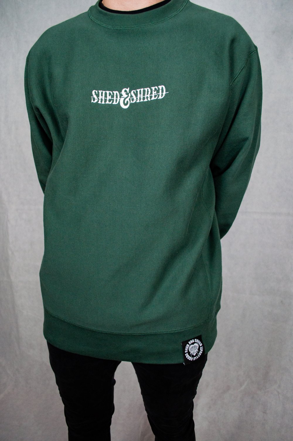 Premium Embroidered Crewneck ( Alpine