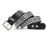 ✨square bead rivet belt metal pyramid belt🌟