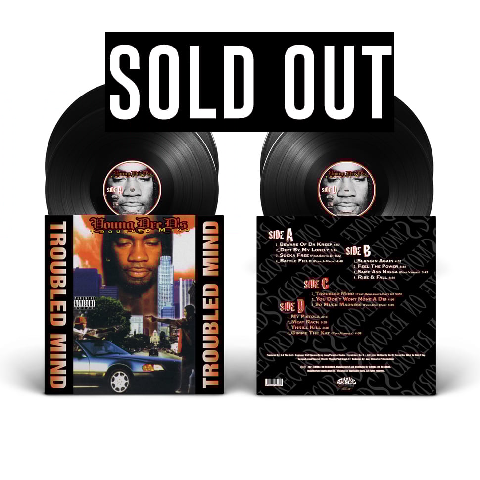 Young Dre D: Troubled Mind: Vinyl Young Dre D: Troubled Mind: Vinyl