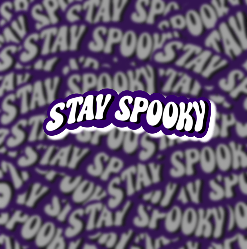 Image of stay spooky sticker