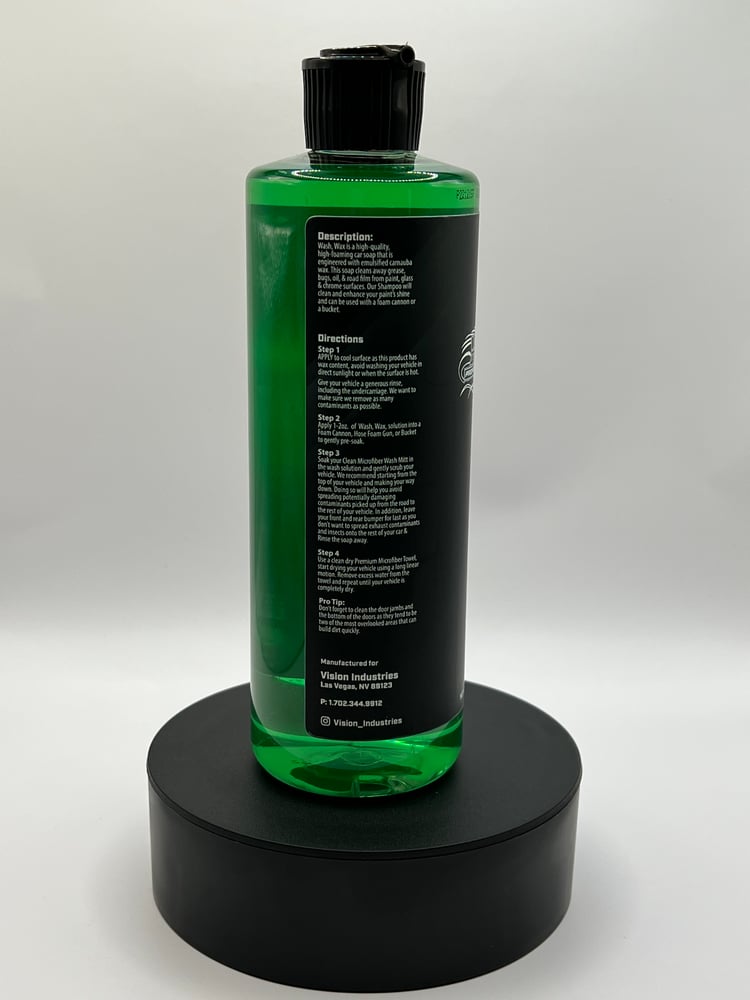 Vehicle Soap with Wax - 16oz