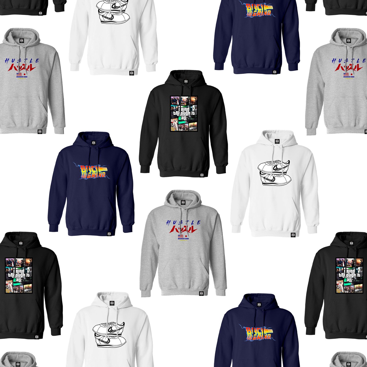 Image of OG Hustle/Grind Hoodies 