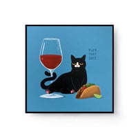 Image 2 of My New Year’s Resolution: Stay Sarcastic, Drink More Wine, Eat More Tacos And Take No Shit(LP)