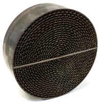 Image 2 of Hearth Wood Stove Catalytic Combustor Replacement Catalyst Dutchwest Englander (6" x 2" Round Metal)